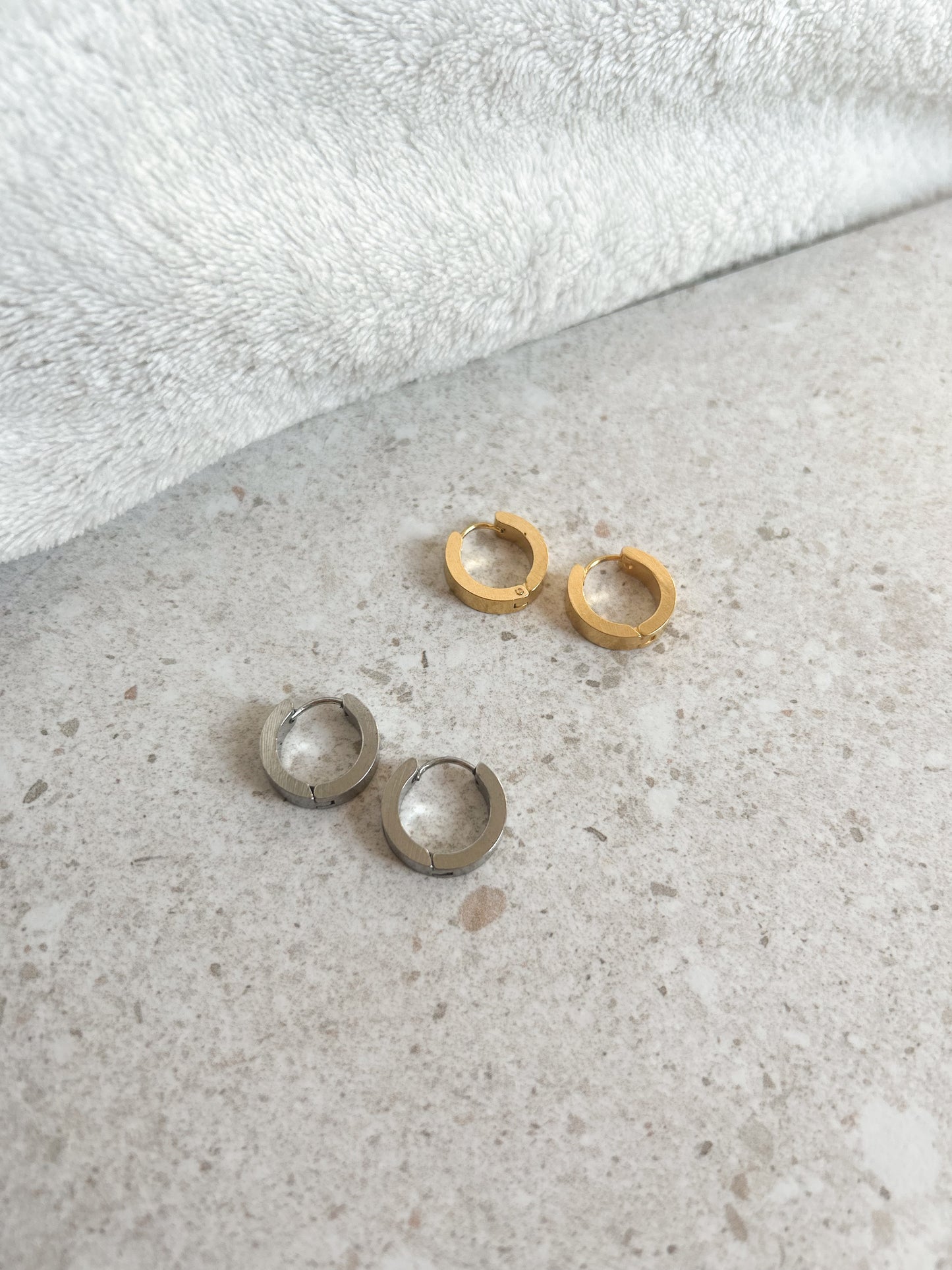 Oorbellen basic rond