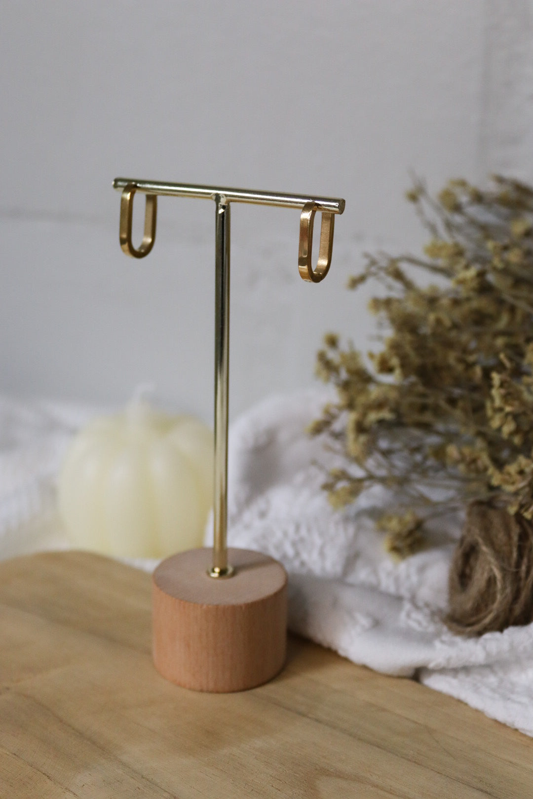 Oorbellen basic rechthoek
