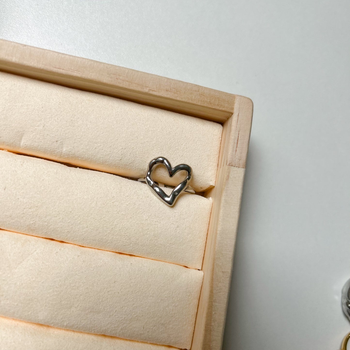 Ring hart melted