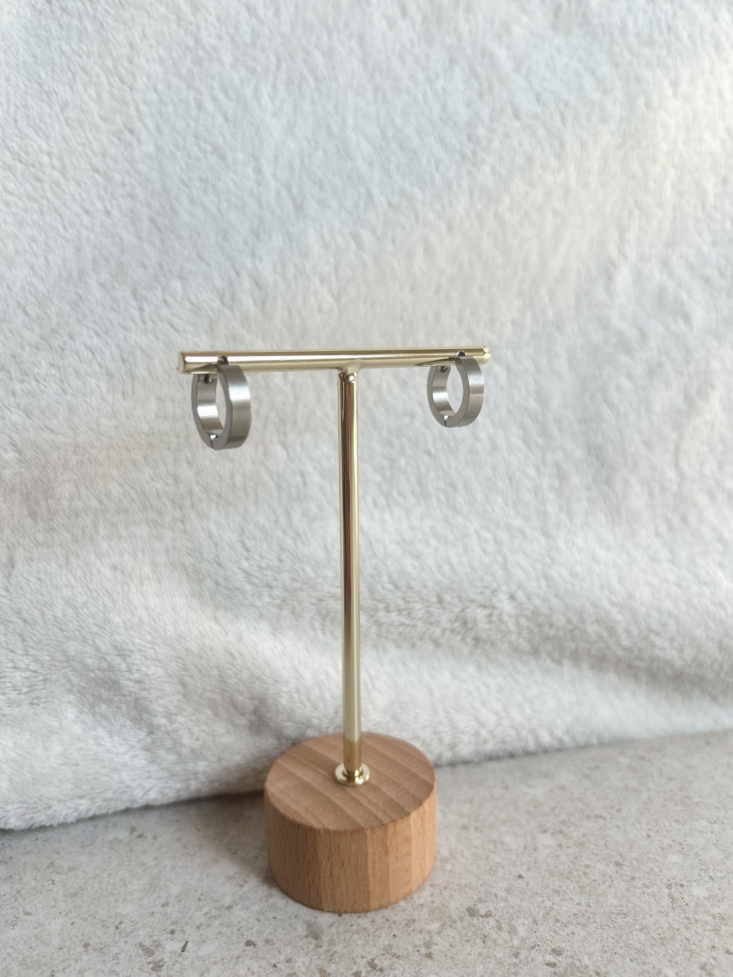 Oorbellen basic rond