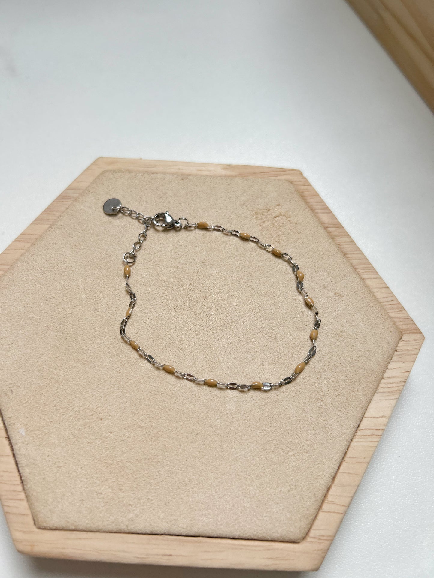 Armband beige