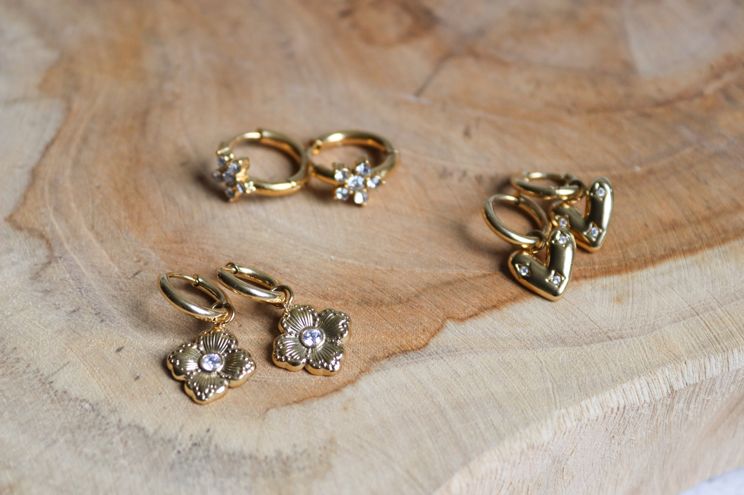 Oorbellen bloem - Limited edition