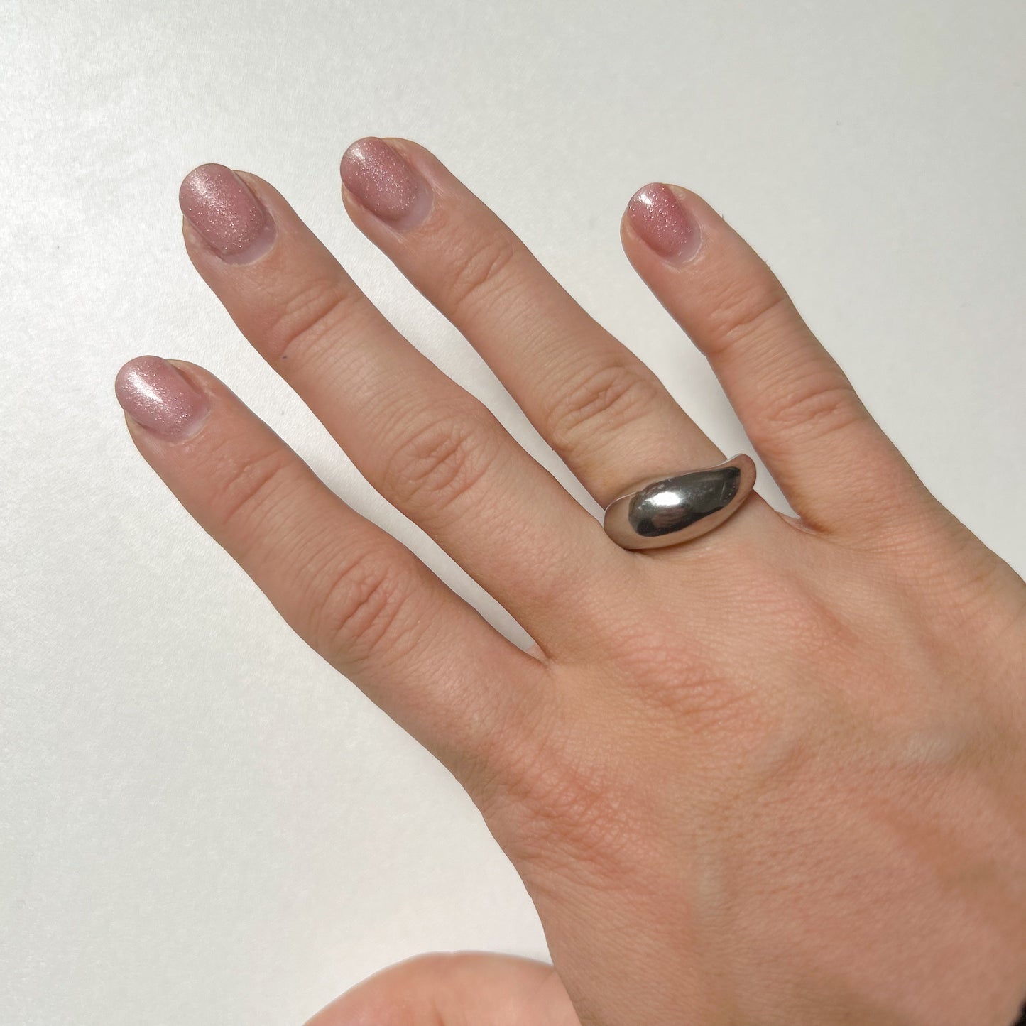Ring melted zilver