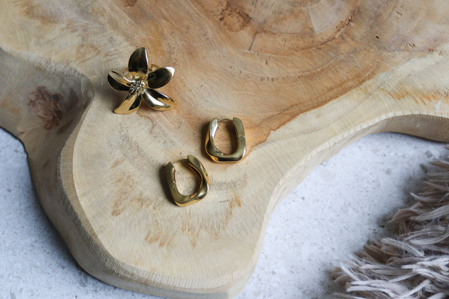 Oorbellen rechthoek - Limited edition