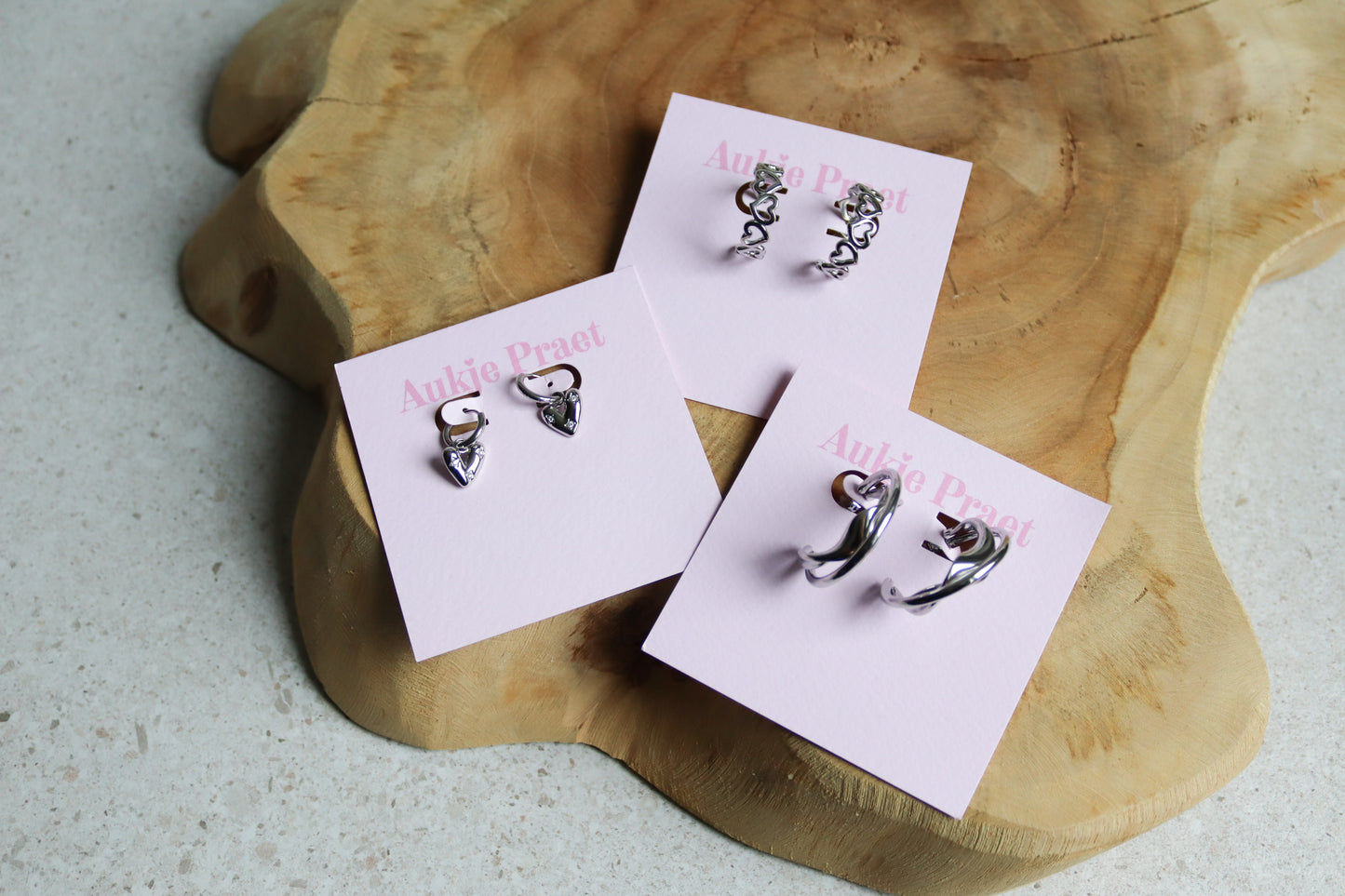 Oorbellen dubbele ring - Limited edition