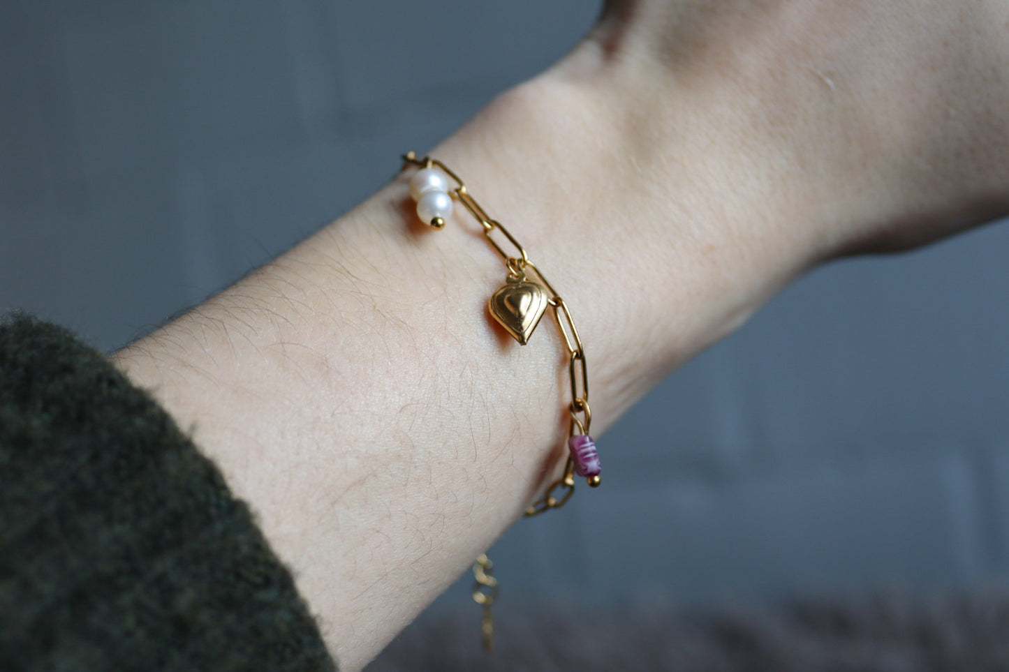 Armband roos
