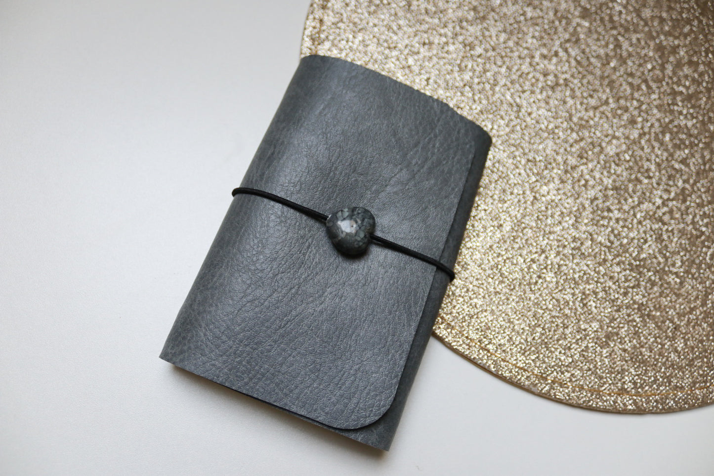 Mini journal zilver hart