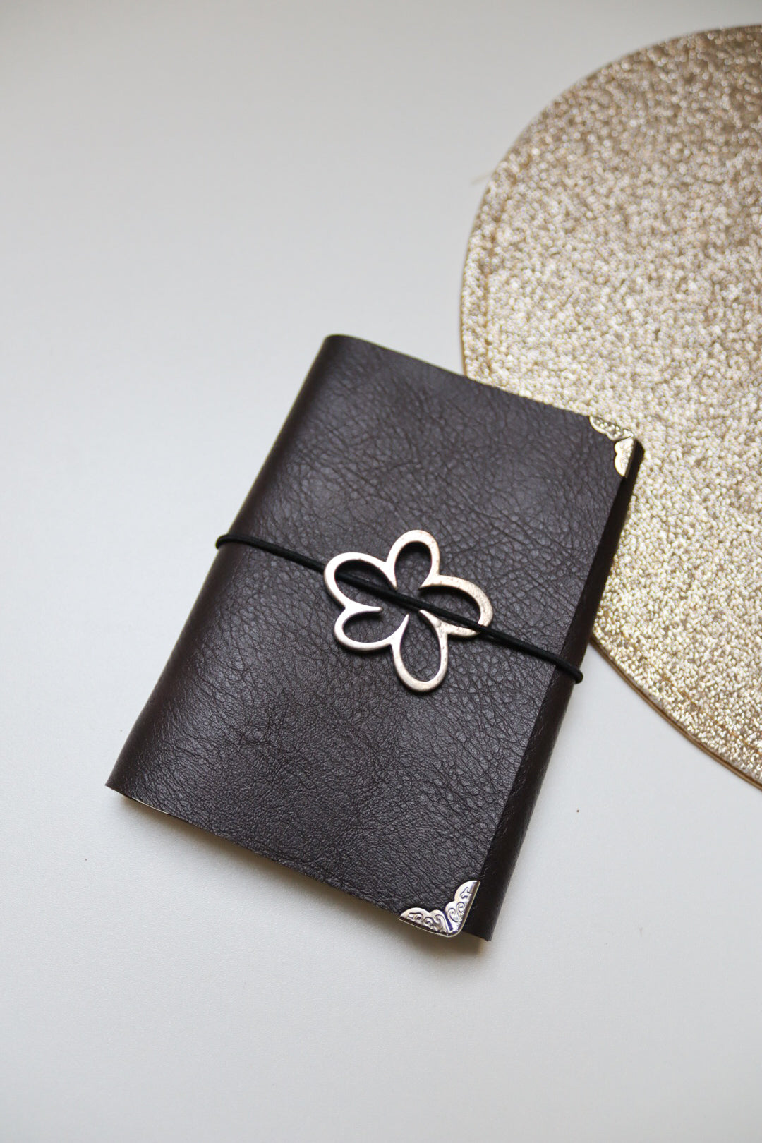 Mini journal zilver