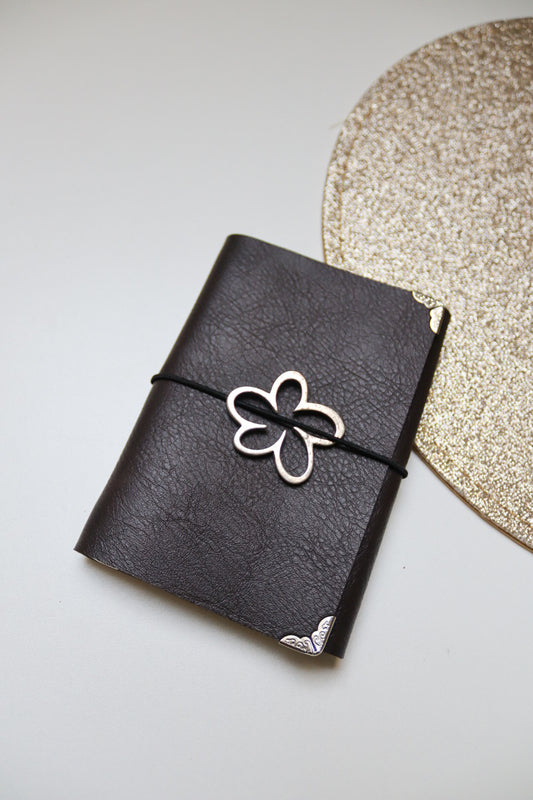 Mini journal zilver