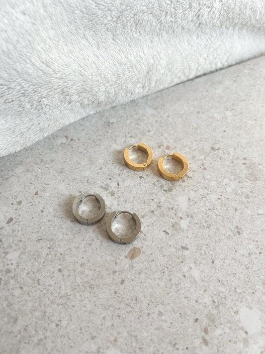 Oorbellen basic rond