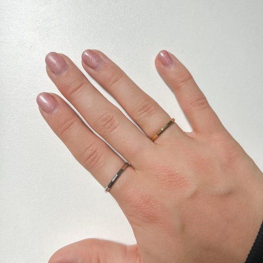 Ring hoekig