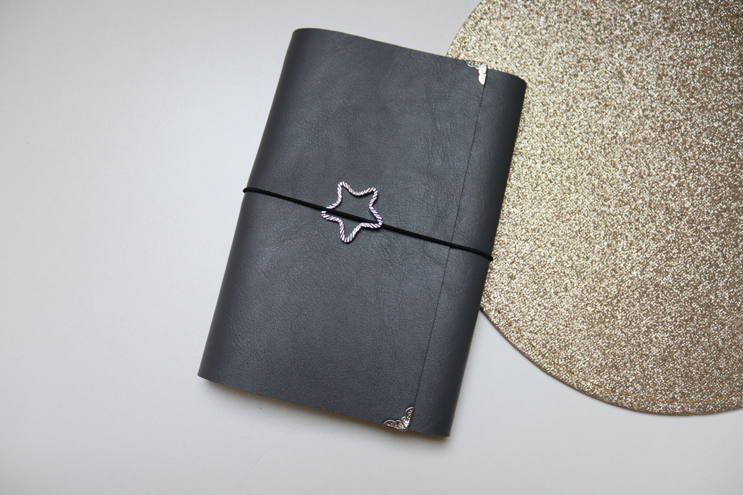Journal grijs zilver ster