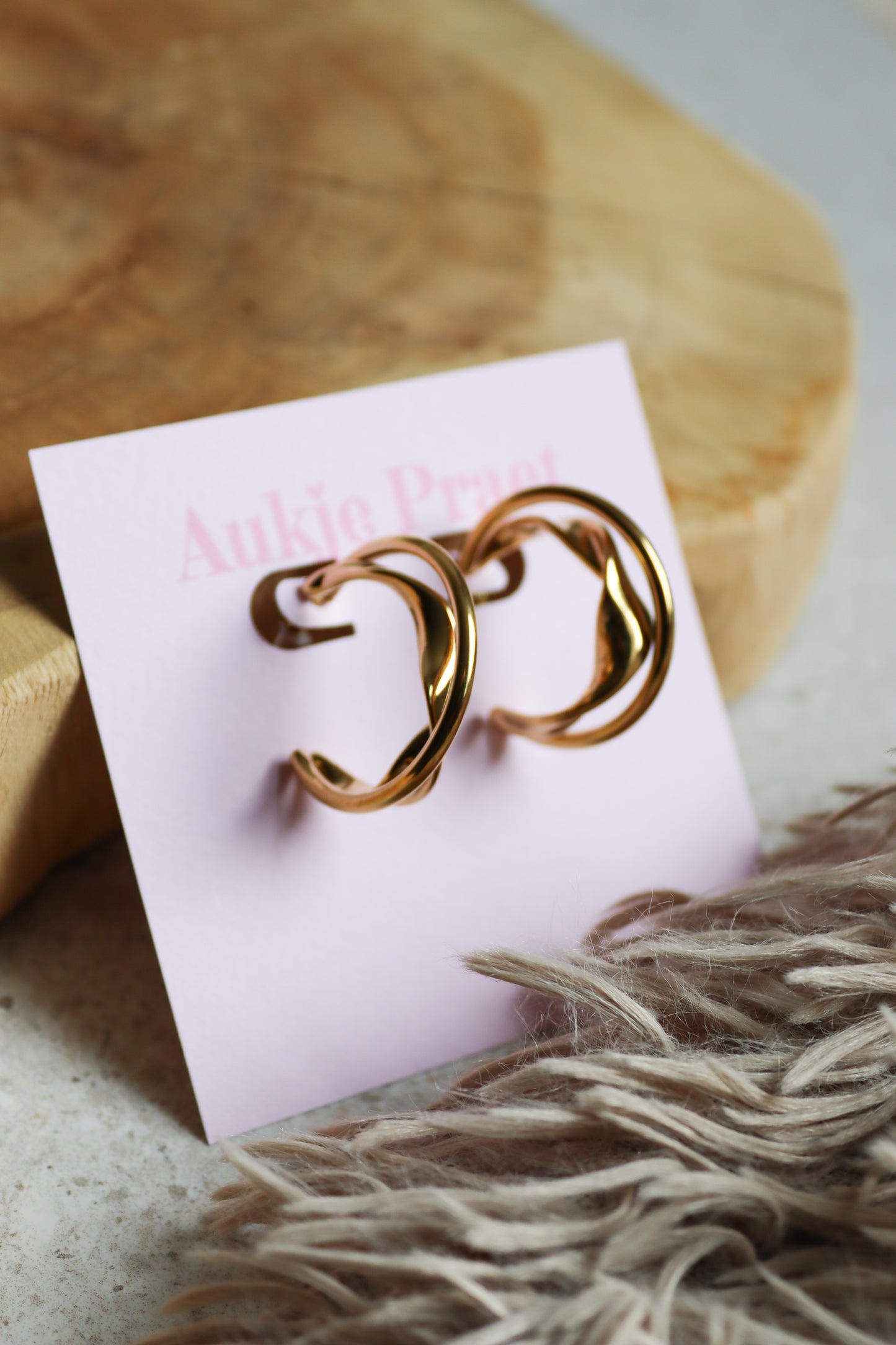 Oorbellen dubbele ring - Limited edition