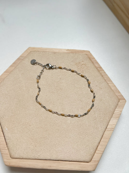 Armband beige