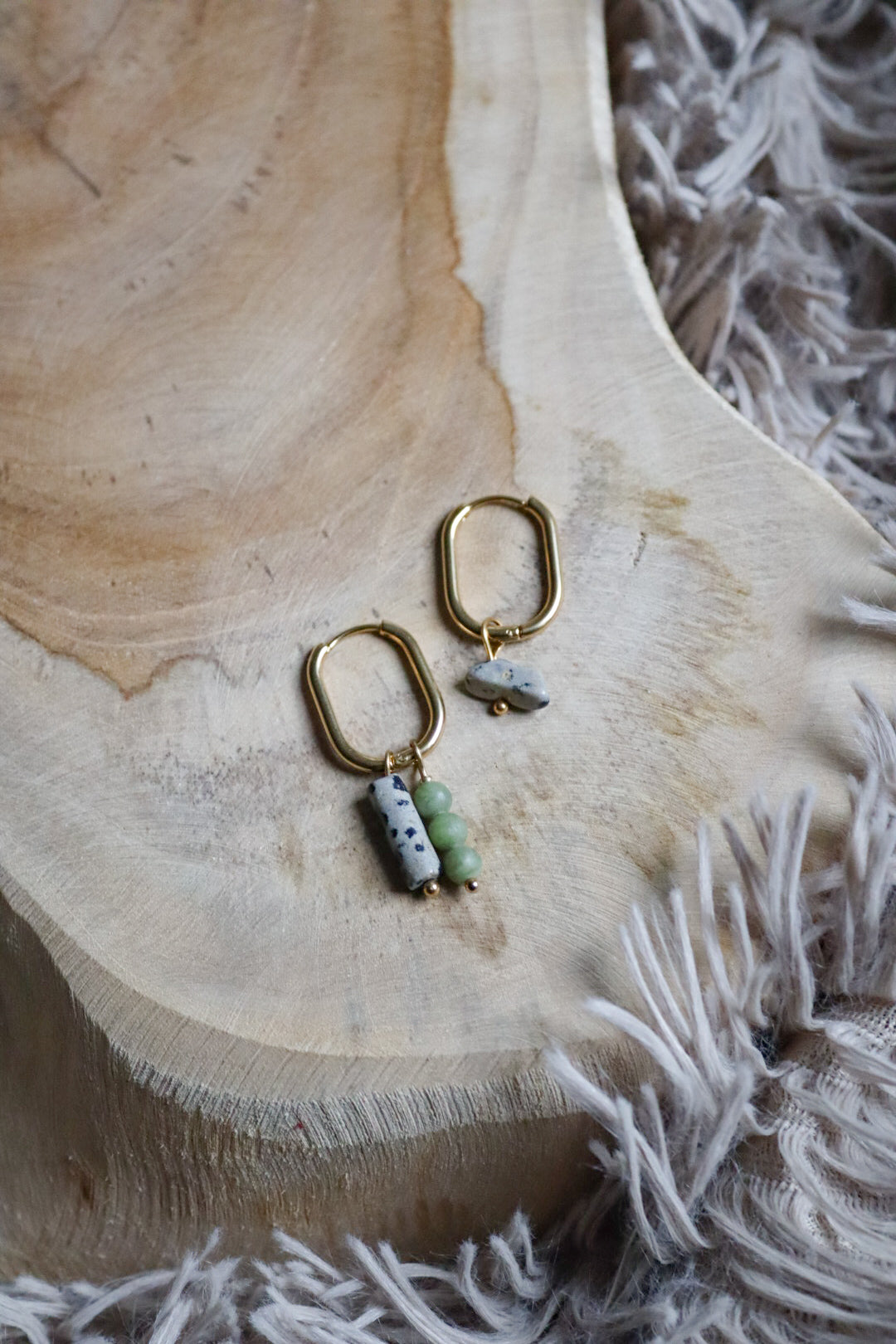 Oorbellen groen dalmatiërs