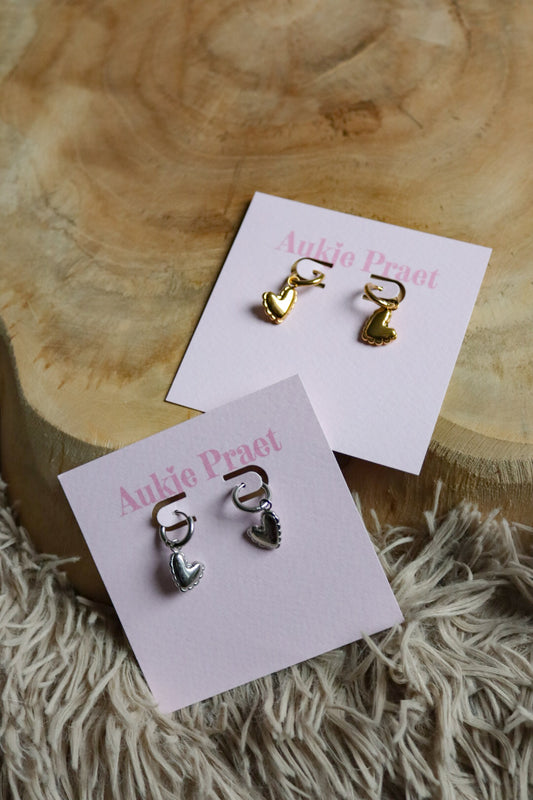 Oorbellen bubbel hart