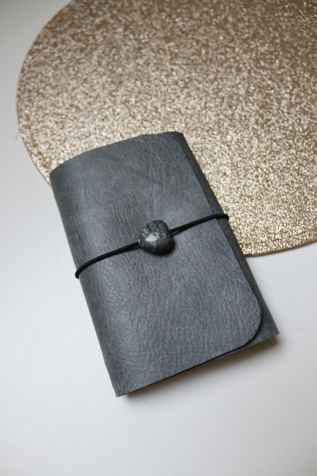 Mini journal zilver hart