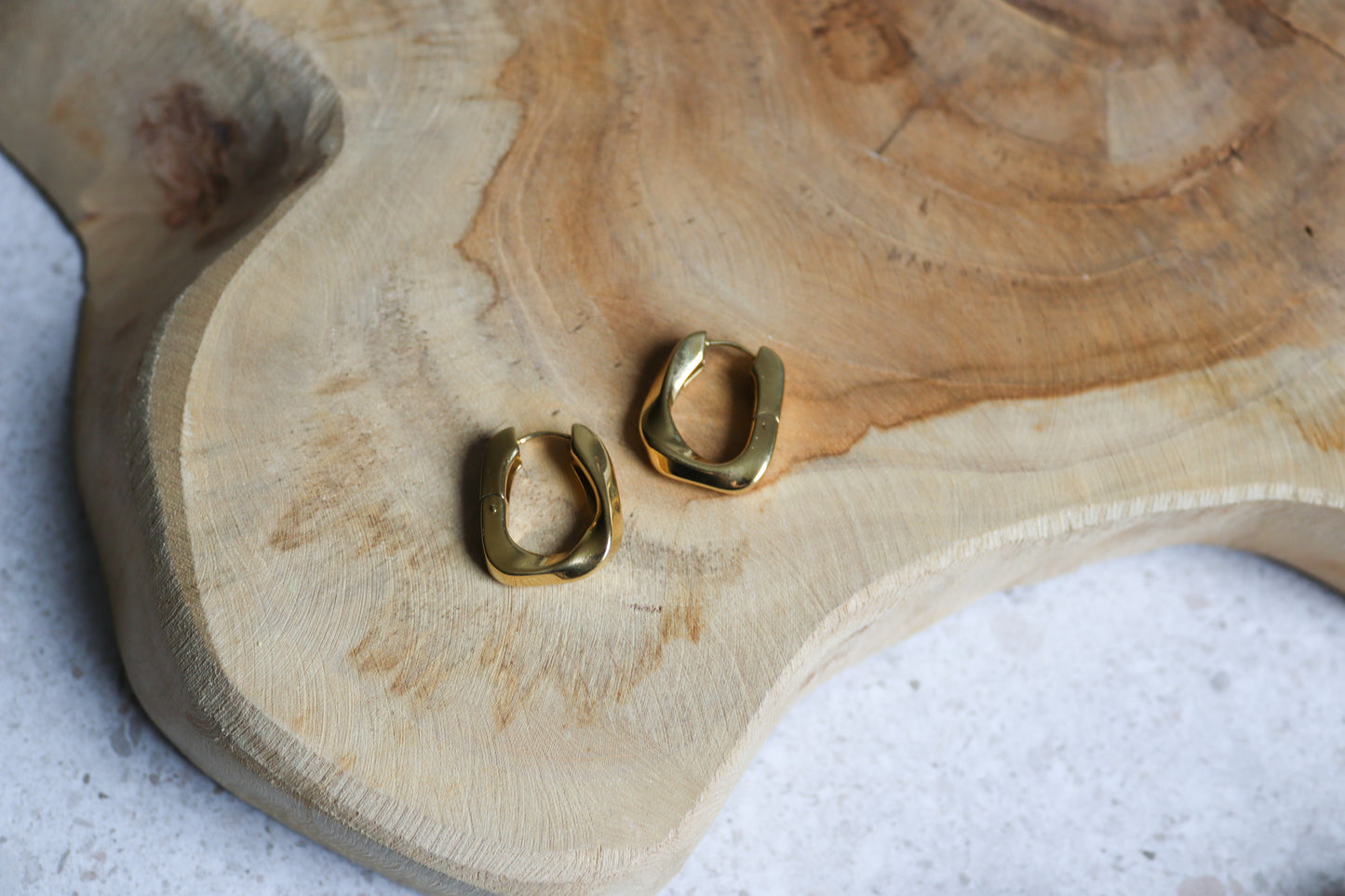 Oorbellen rechthoek - Limited edition