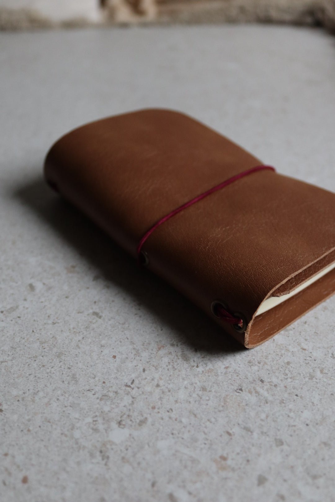 Mini journal bruinrood