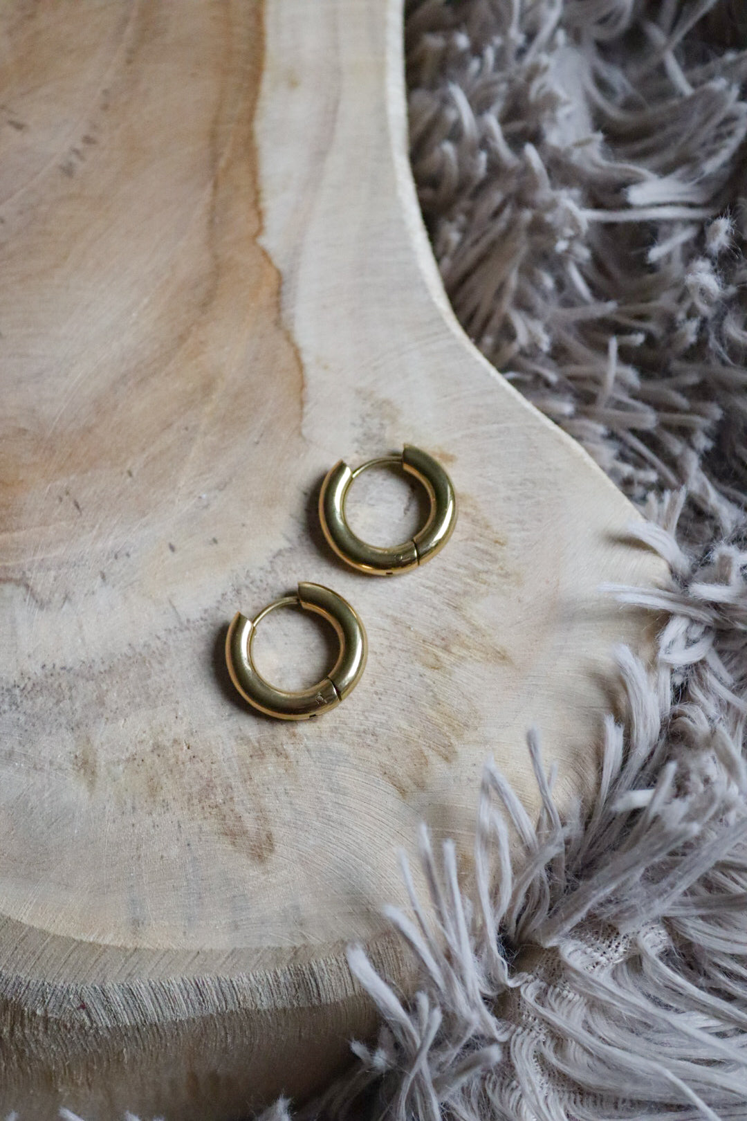 Oorbellen basic rond