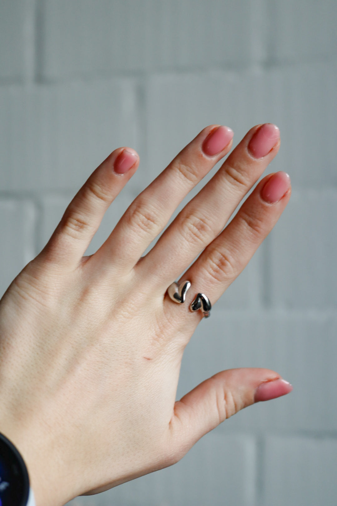 Ring dubbel hart