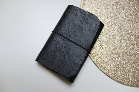Mini journal zwart