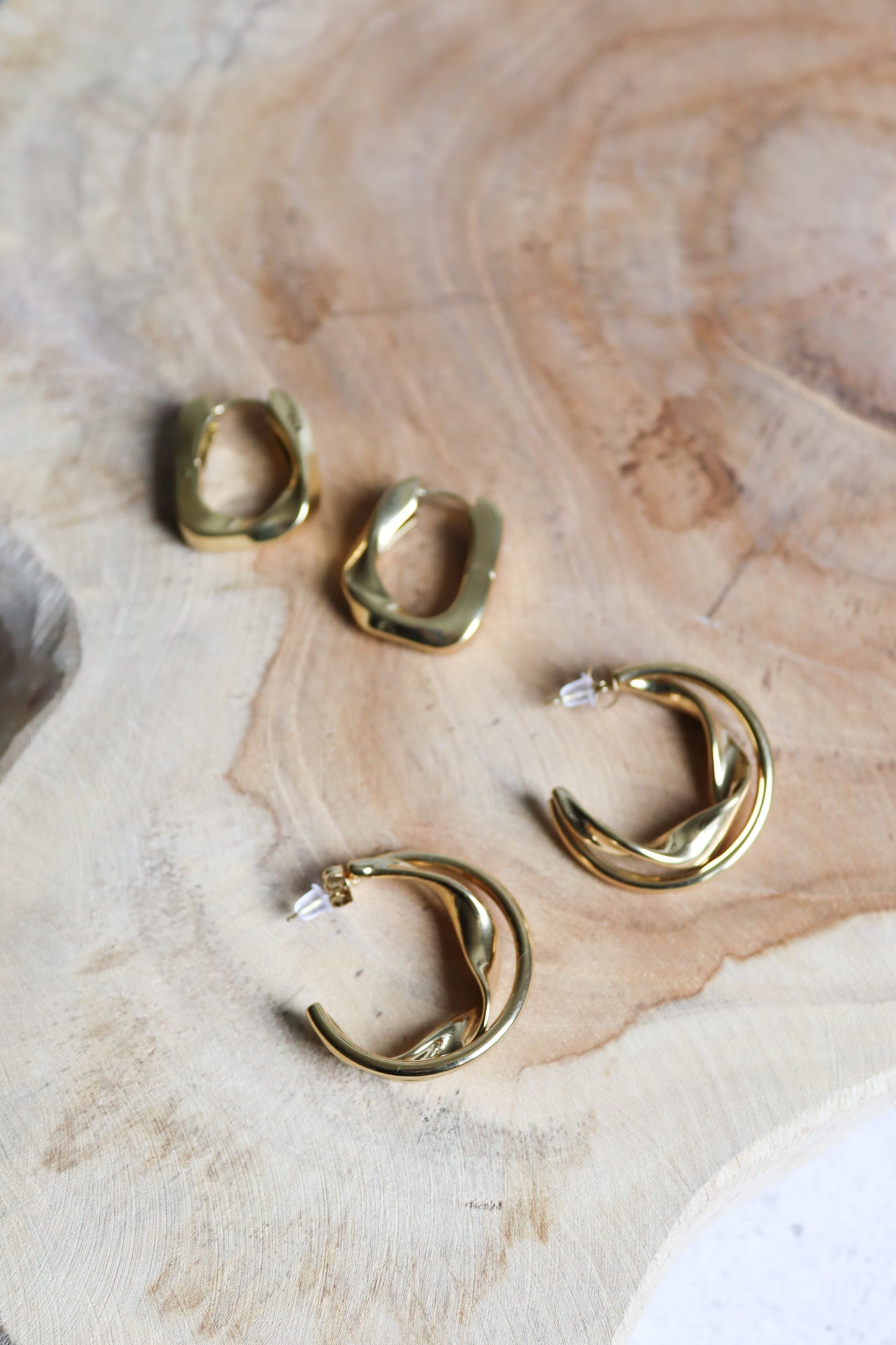 Oorbellen dubbele ring - Limited edition