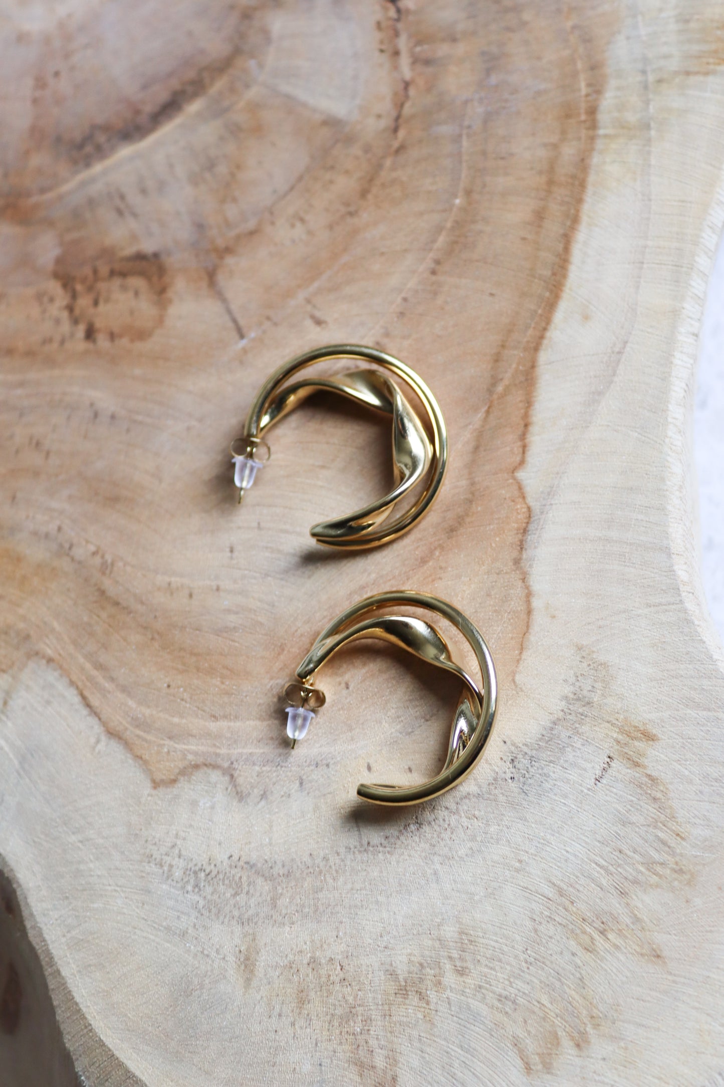 Oorbellen dubbele ring - Limited edition