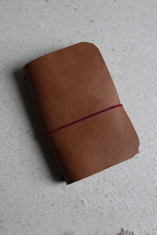 Mini journal bruinrood