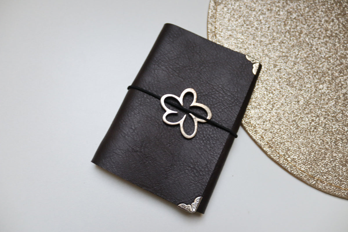 Mini journal zilver