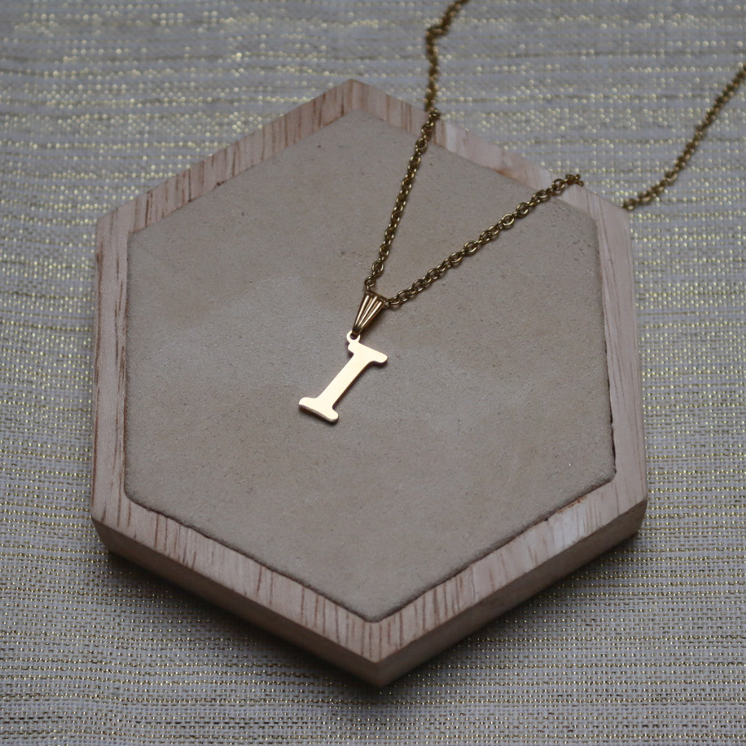Ketting initiaal - goud